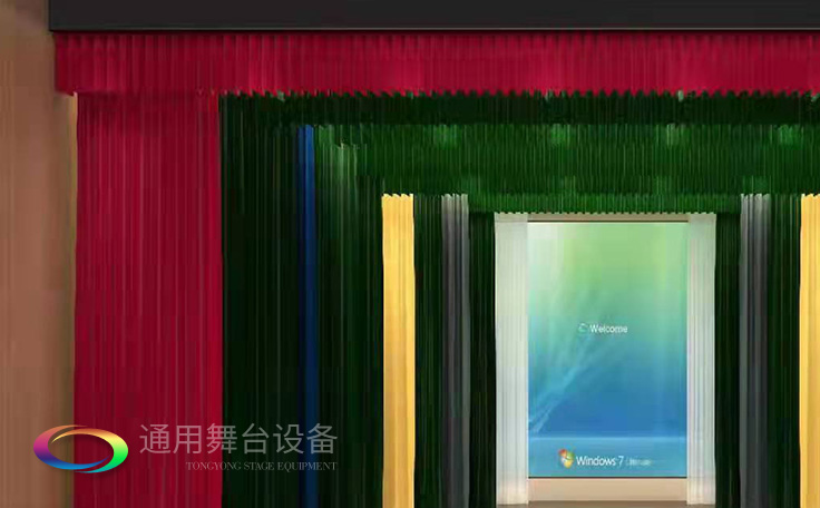 舞臺(tái)幕布、帷幕、幕布簾定制廠家